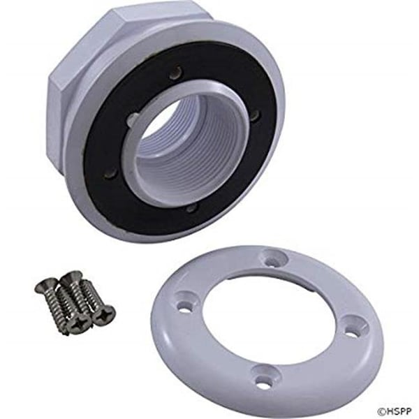 Super-Pro 25522-000-000 1.5 in. Vinyl Fiberglass FIP Inlet & Locknut Fitting 25522-000-000 - main